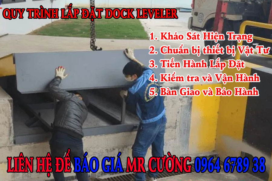 Quy trình lắp đặt Dock leveler Tại Đồng Tháp